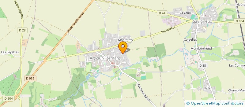 localisation de l'entreprise MONSIEUR GEORGES DUPUY  ARS-SUR-FORMANS