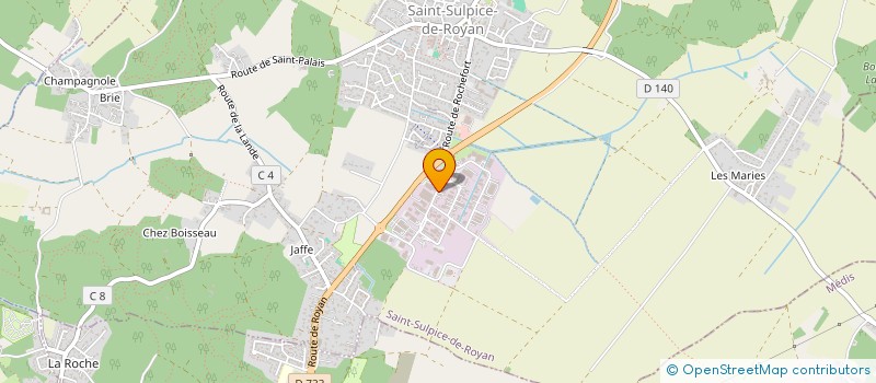 localisation de l'entreprise MONSIEUR GEORGES DURAND à SAINT-SULPICE-DE-ROYAN