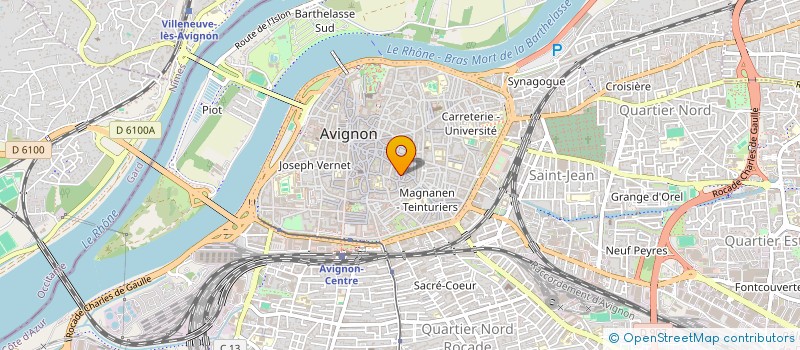 localisation de l'entreprise MONSIEUR GEORGES DURAND  AVIGNON