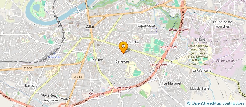 localisation de l'entreprise MONSIEUR GEORGES DURAND à ALBI