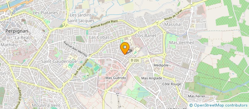 localisation de l'entreprise MONSIEUR GEORGES DURANDEAU  PERPIGNAN