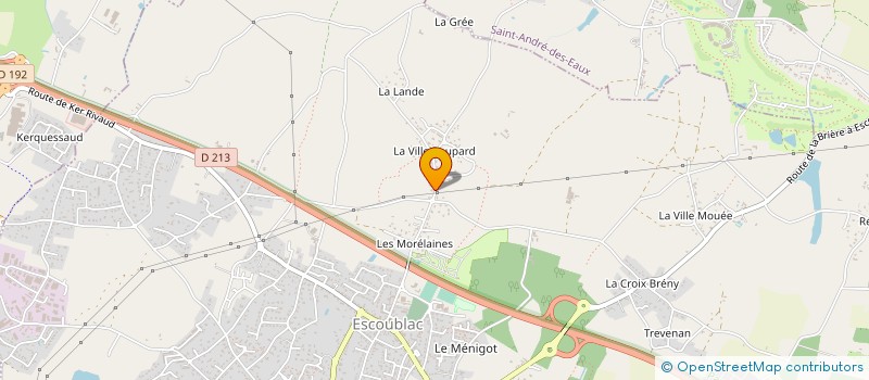 localisation de l'entreprise MONSIEUR GEORGES DURENNE à LA BAULE-ESCOUBLAC
