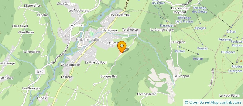 localisation de l'entreprise MONSIEUR GEORGES DURET  HABERE-LULLIN