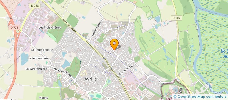 localisation de l'entreprise MONSIEUR GEORGES DURUPT à AVRILLE