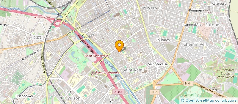 localisation de l'entreprise MONSIEUR GEORGES DUVAUT  REIMS