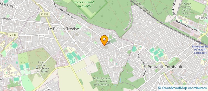 localisation de l'entreprise MONSIEUR GEORGES EDMOND NGANDJOU MOMO à LE PLESSIS-TREVISE