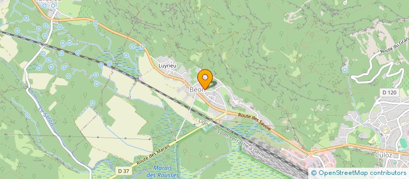 localisation de l'entreprise MONSIEUR GEORGES EPANGUE NGALLE  CULOZ-BEON