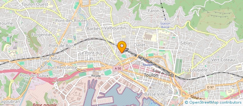 localisation de l'entreprise MONSIEUR GEORGES ESCAVABAJA  TOULON