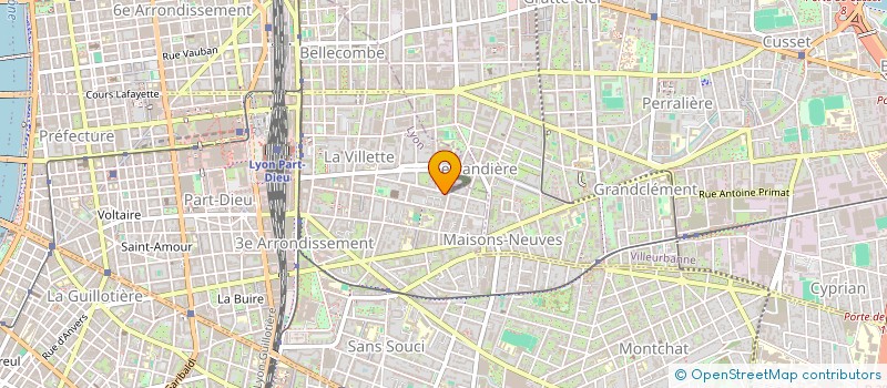 localisation de l'entreprise MONSIEUR GEORGES ESCOFFIER  LYON 3EME