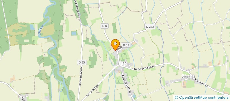 localisation de l'entreprise MONSIEUR GEORGES ESCOS  LIAC