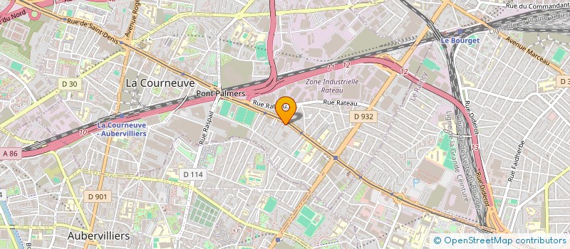 localisation de l'entreprise MONSIEUR GEORGES ESSAMGANI à LA COURNEUVE