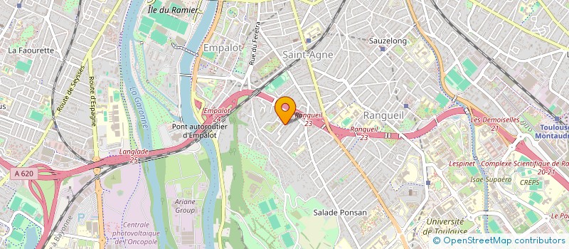 localisation de l'entreprise MONSIEUR GEORGES ESSOLO  TOULOUSE