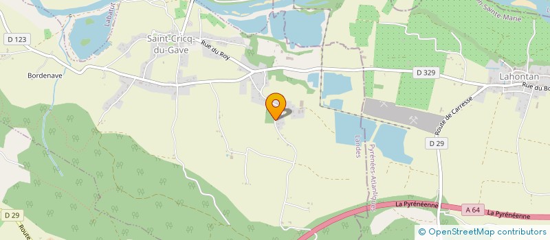 localisation de l'entreprise MONSIEUR GEORGES ETCHESSAHAR  SAINT-CRICQ-DU-GAVE