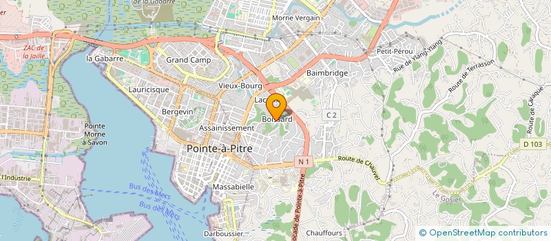 localisation de l'entreprise MONSIEUR GEORGES ETENNA  LES ABYMES