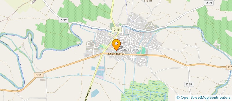 localisation de l'entreprise MONSIEUR GEORGES EUGONE à CAPESTANG