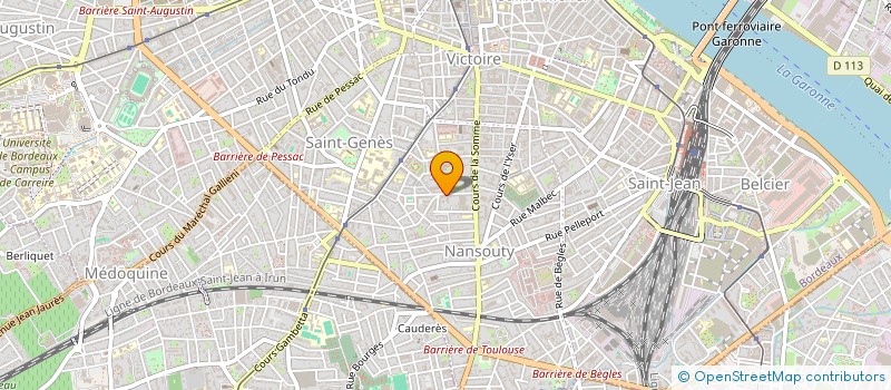 localisation de l'entreprise MONSIEUR GEORGES EVANO  BORDEAUX