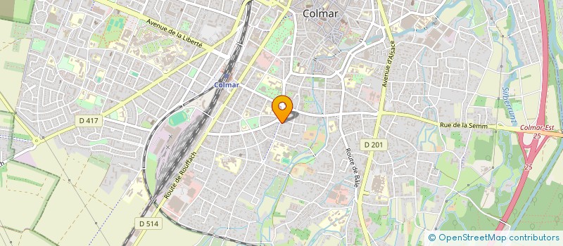 localisation de l'entreprise MONSIEUR GEORGES FALLER  COLMAR