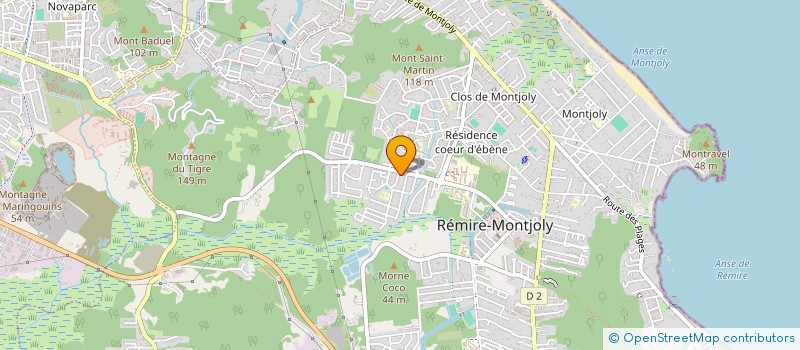 localisation de l'entreprise MONSIEUR GEORGES FARLOT  REMIRE-MONTJOLY