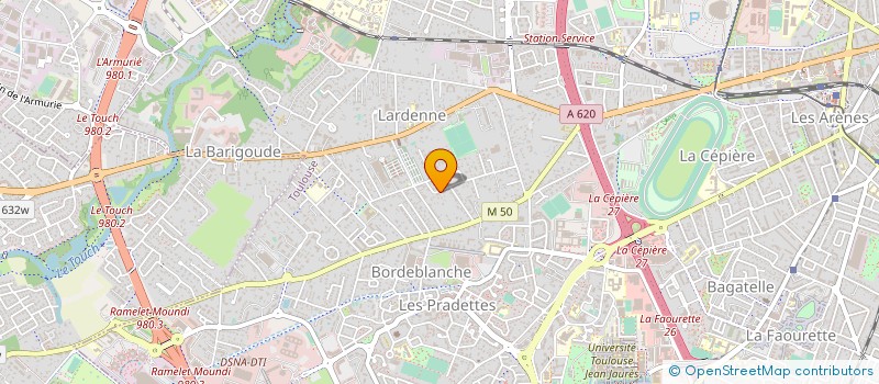 localisation de l'entreprise MONSIEUR GEORGES FAUGERES à TOULOUSE