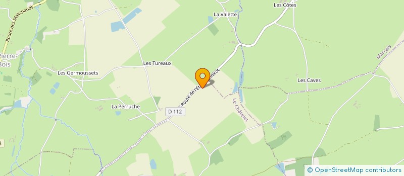 localisation de l'entreprise MONSIEUR GEORGES FAUVEAU à SAINT-PIERRE-LES-BOIS
