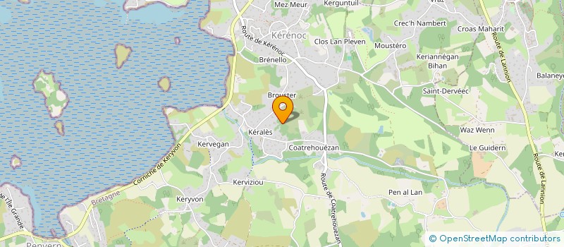 localisation de l'entreprise MONSIEUR GEORGES FAVENNEC à PLEUMEUR-BODOU