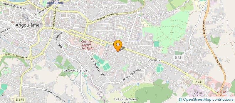 localisation de l'entreprise MONSIEUR GEORGES FELTAIN  ROULLET-SAINT-ESTEPHE