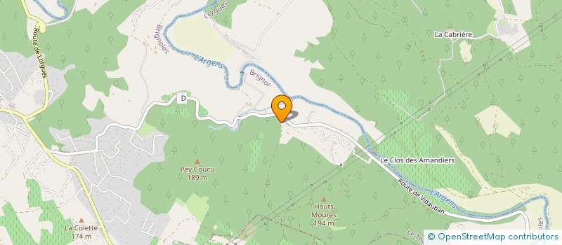 localisation de l'entreprise MONSIEUR GEORGES FEMENIA  LE THORONET