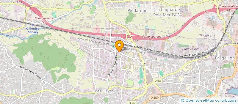 localisation de l'entreprise MONSIEUR GEORGES FERNANDES  LA SEYNE-SUR-MER