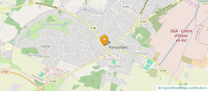 localisation de l'entreprise MONSIEUR GEORGES FERNANDES  FONSORBES