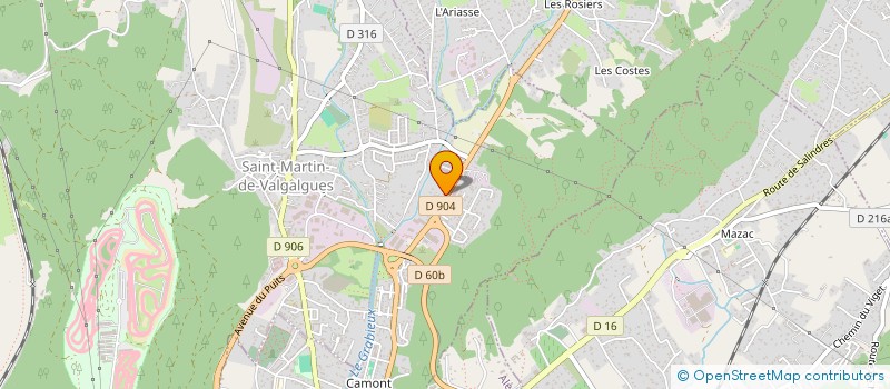 localisation de l'entreprise MONSIEUR GEORGES FERNANDEZ à SAINT-MARTIN-DE-VALGALGUES
