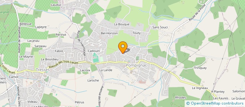 localisation de l'entreprise MONSIEUR GEORGES FERRAND à POMPIGNAC
