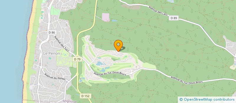 localisation de l'entreprise MONSIEUR GEORGES FERRANDIS  SEIGNOSSE