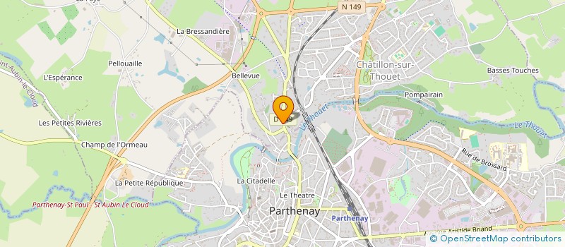 localisation de l'entreprise MONSIEUR GEORGES FERRAO à CHATILLON-SUR-THOUET