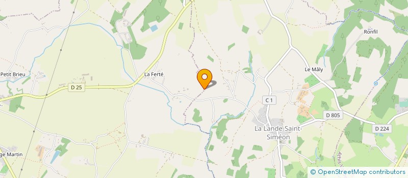 localisation de l'entreprise MONSIEUR GEORGES FERRE à SAINTE-HONORINE-LA-CHARDONNE