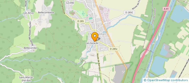 localisation de l'entreprise MONSIEUR GEORGES FERRERES  CHAPAREILLAN