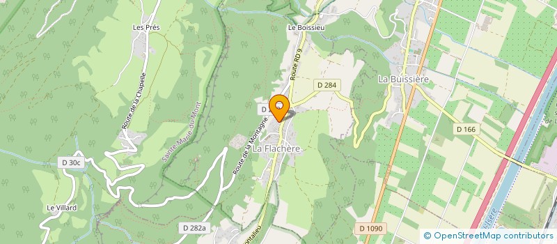 localisation de l'entreprise MONSIEUR GEORGES FETAZ  LA FLACHERE