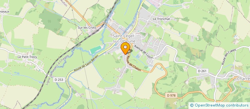 localisation de l'entreprise MONSIEUR GEORGES-FIDEL DURANA à SAINT-LEGER-SUR-DHEUNE