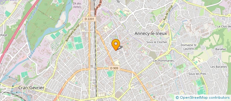 localisation de l'entreprise MONSIEUR GEORGES FIGUIERE  ANNECY