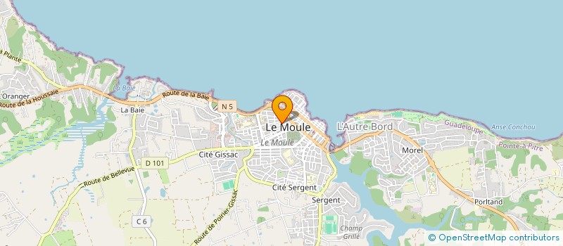 localisation de l'entreprise MONSIEUR GEORGES FLAINVILLE  LE MOULE