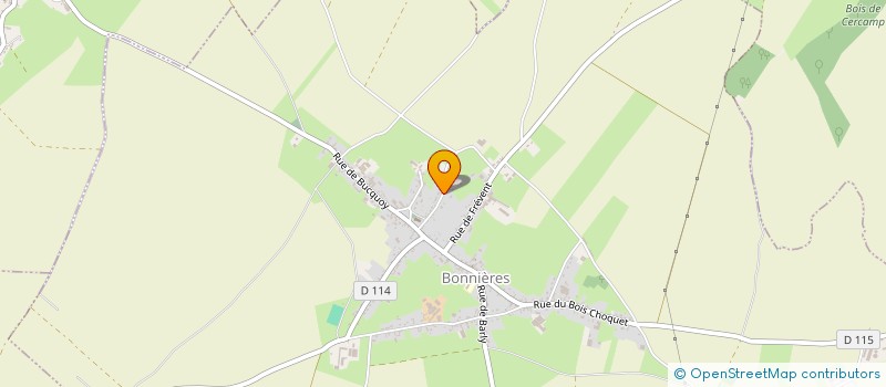 localisation de l'entreprise MONSIEUR GEORGES FLANET  BONNIERES