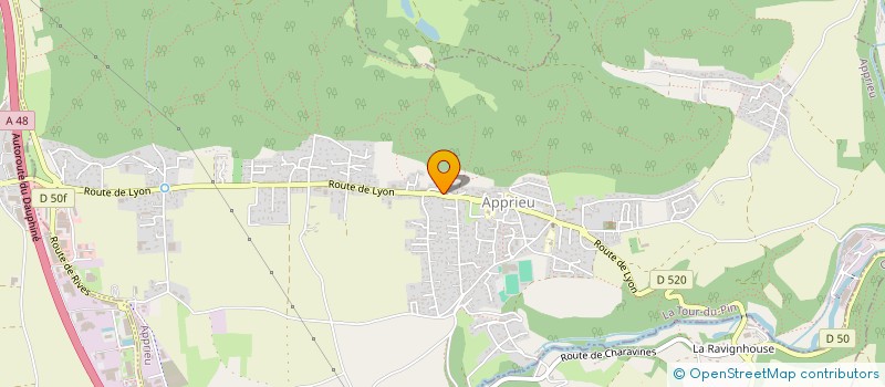 localisation de l'entreprise MONSIEUR GEORGES FLEURY  APPRIEU