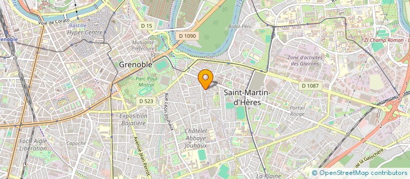 localisation de l'entreprise MONSIEUR GEORGES FOISSEY à SAINT-MARTIN-D'HERES
