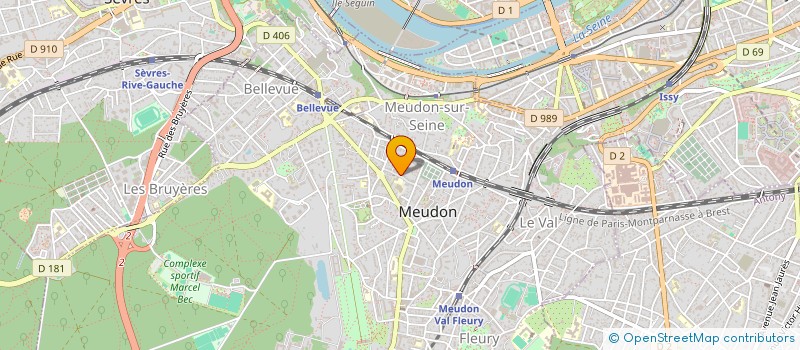 localisation de l'entreprise MONSIEUR GEORGES FOLGOAS à MEUDON