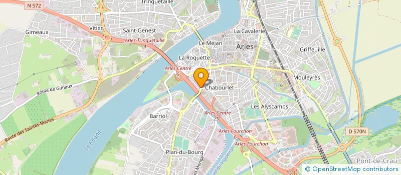 localisation de l'entreprise MONSIEUR GEORGES FORBEAUX à ARLES