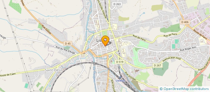 localisation de l'entreprise MONSIEUR GEORGES FOUCHAUX à LISIEUX