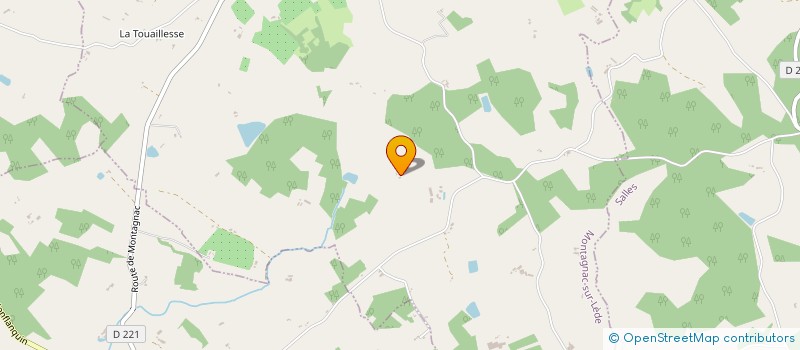 localisation de l'entreprise MONSIEUR GEORGES FOULHAC  MONTAGNAC-SUR-LEDE