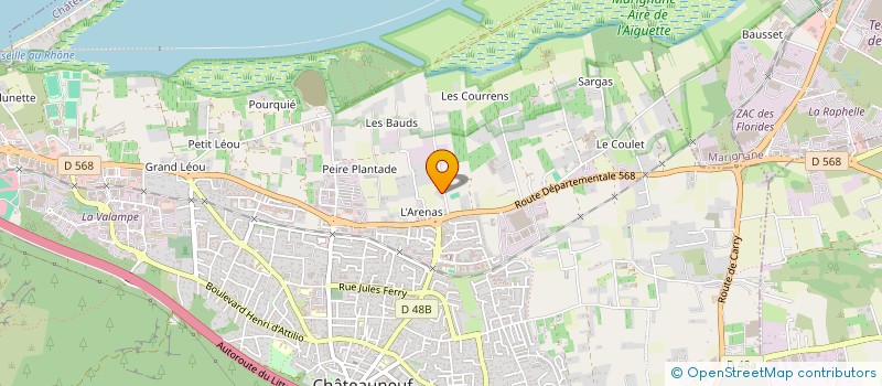 localisation de l'entreprise MONSIEUR GEORGES FOURMANN  CHATEAUNEUF-LES-MARTIGUES