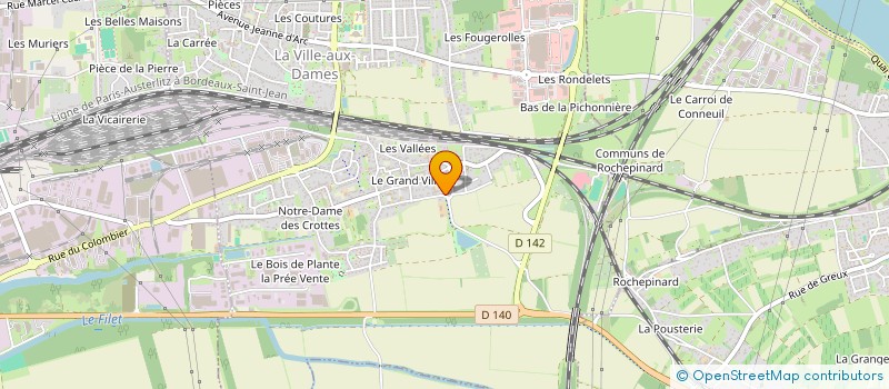 localisation de l'entreprise MONSIEUR GEORGES FOURMONT à LA VILLE-AUX-DAMES
