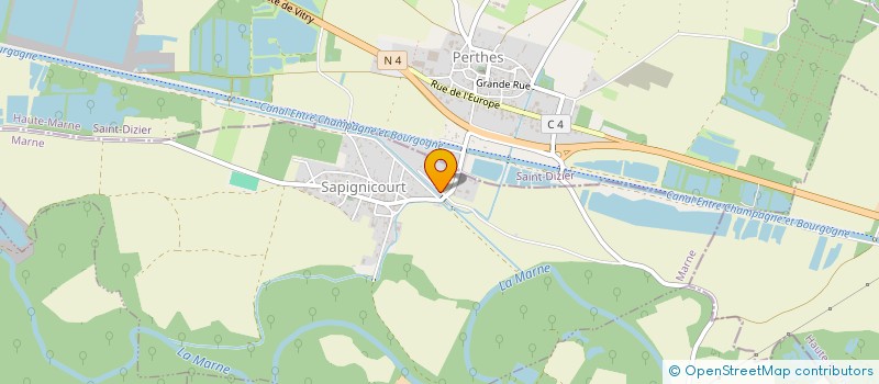localisation de l'entreprise MONSIEUR GEORGES FOURNEAU à SAPIGNICOURT