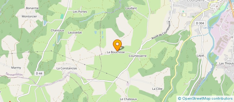 localisation de l'entreprise MONSIEUR GEORGES FOURT à COURPIERE